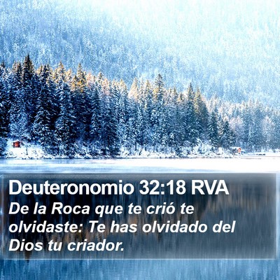 Deuteronomio 32:18 RVA Bible Verse Image