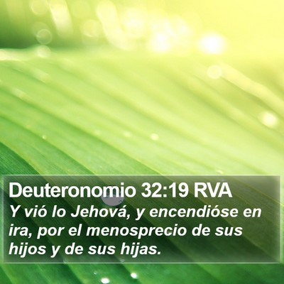 Deuteronomio 32:19 RVA Bible Verse Image