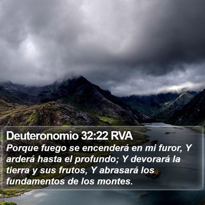 Deuteronomio 32:22 RVA Bible Verse Image