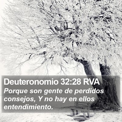 Deuteronomio 32:28 RVA Bible Verse Image