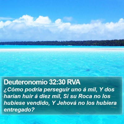Deuteronomio 32:30 RVA Bible Verse Image