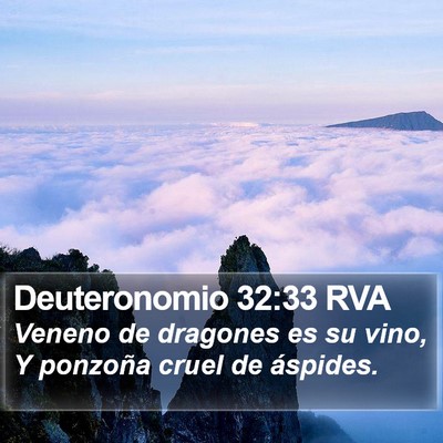 Deuteronomio 32:33 RVA Bible Verse Image