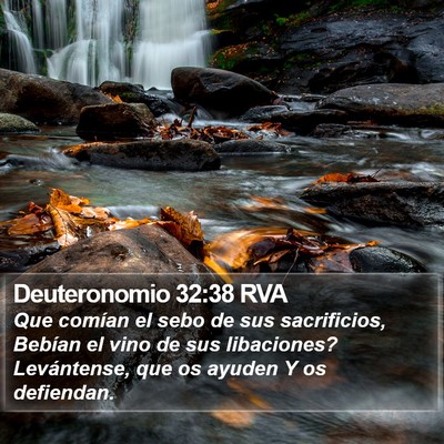 Deuteronomio 32:38 RVA Bible Verse Image
