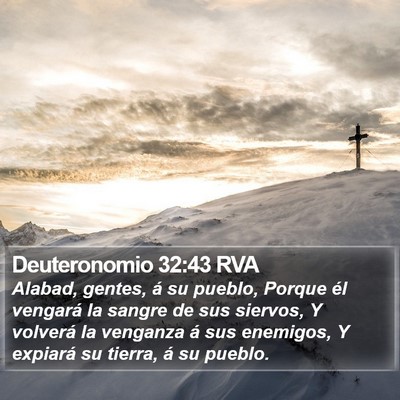Deuteronomio 32:43 RVA Bible Verse Image