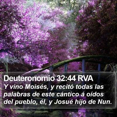 Deuteronomio 32:44 RVA Bible Verse Image