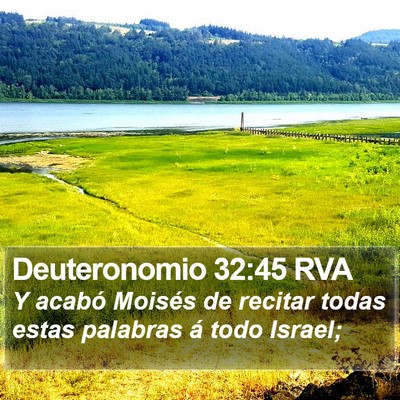 Deuteronomio 32:45 RVA Bible Verse Image