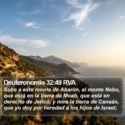 Deuteronomio 32:49 RVA Bible Verse Image