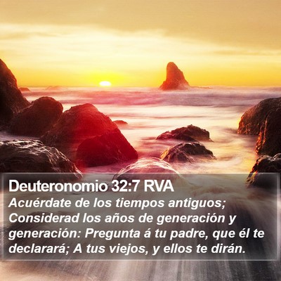 Deuteronomio 32:7 RVA Bible Verse Image