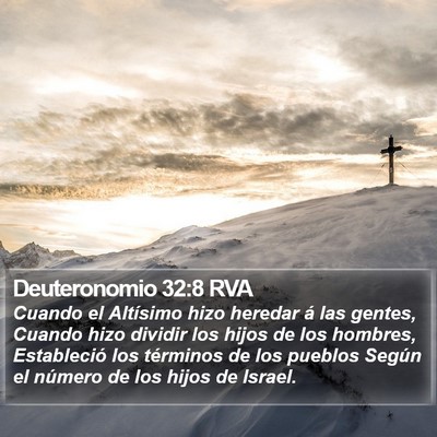 Deuteronomio 32:8 RVA Bible Verse Image