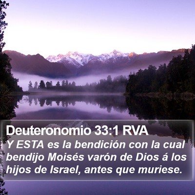 Deuteronomio 33:1 RVA Bible Verse Image