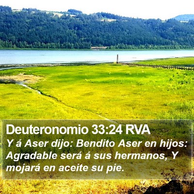 Deuteronomio 33:24 RVA Bible Verse Image