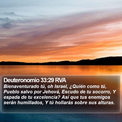 Deuteronomio 33:29 RVA Bible Verse Image