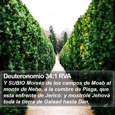 Deuteronomio 34:1 RVA Bible Verse Image