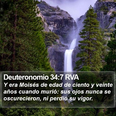 Deuteronomio 34:7 RVA Bible Verse Image
