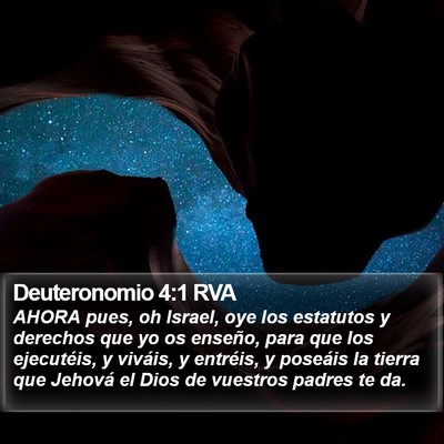 Deuteronomio 4:1 RVA Bible Verse Image