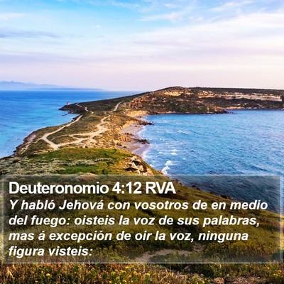 Deuteronomio 4:12 RVA Bible Verse Image