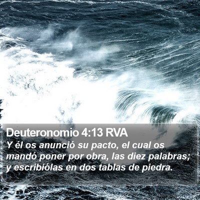 Deuteronomio 4:13 RVA Bible Verse Image