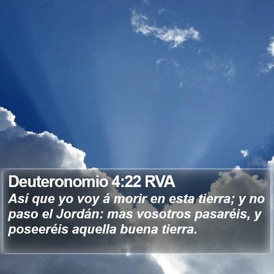 Deuteronomio 4:22 RVA Bible Verse Image