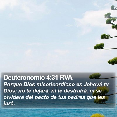 Deuteronomio 4:31 RVA Bible Verse Image