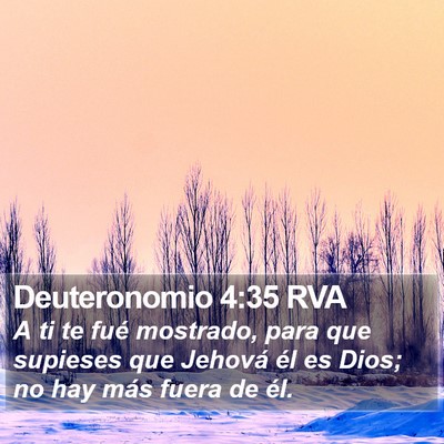 Deuteronomio 4:35 RVA Bible Verse Image