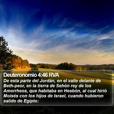 Deuteronomio 4:46 RVA Bible Verse Image