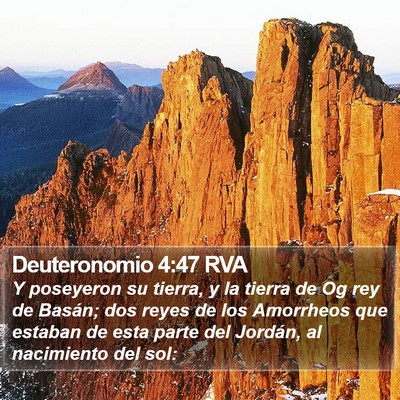 Deuteronomio 4:47 RVA Bible Verse Image