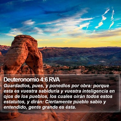 Deuteronomio 4:6 RVA Bible Verse Image
