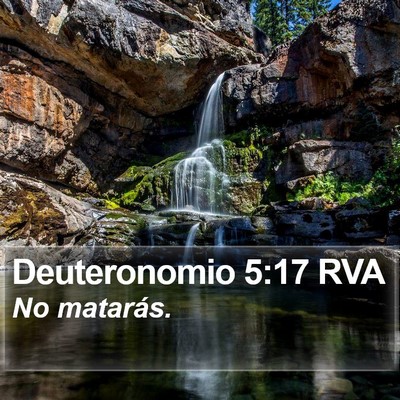 Deuteronomio 5:17 RVA Bible Verse Image