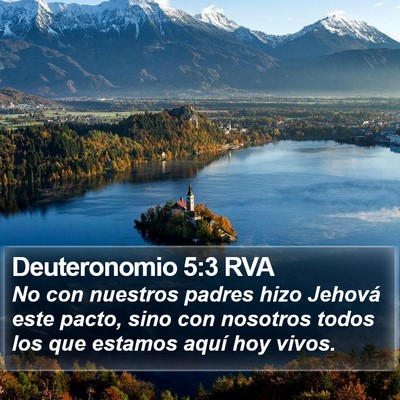 Deuteronomio 5:3 RVA Bible Verse Image