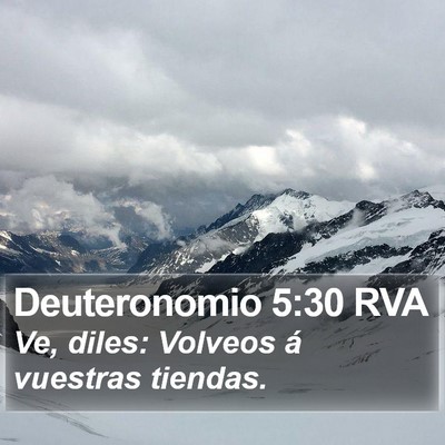 Deuteronomio 5:30 RVA Bible Verse Image