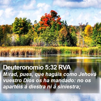 Deuteronomio 5:32 RVA Bible Verse Image