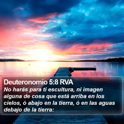 Deuteronomio 5:8 RVA Bible Verse Image