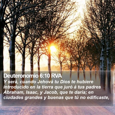Deuteronomio 6:10 RVA Bible Verse Image