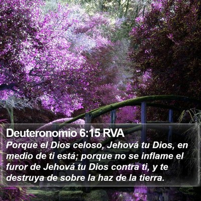 Deuteronomio 6:15 RVA Bible Verse Image