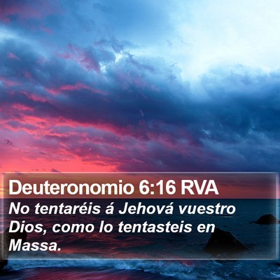 Deuteronomio 6:16 RVA Bible Verse Image