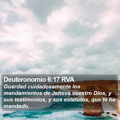 Deuteronomio 6:17 RVA Bible Verse Image