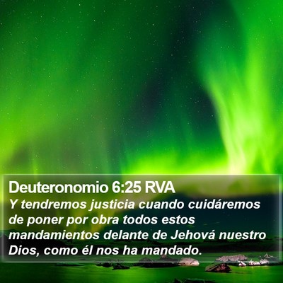 Deuteronomio 6:25 RVA Bible Verse Image