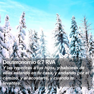 Deuteronomio 6:7 RVA Bible Verse Image