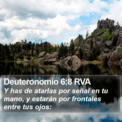 Deuteronomio 6:8 RVA Bible Verse Image