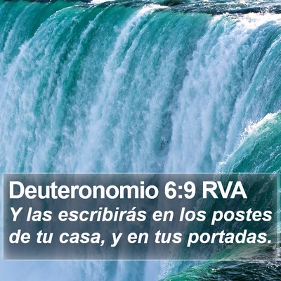 Deuteronomio 6:9 RVA Bible Verse Image