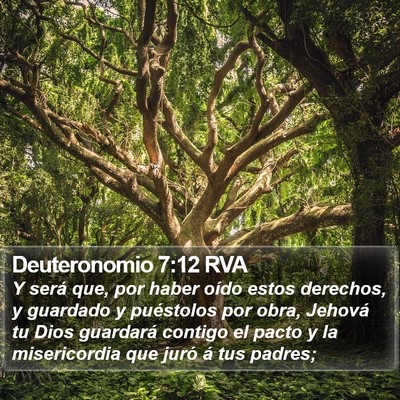 Deuteronomio 7:12 RVA Bible Verse Image