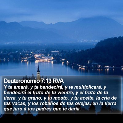 Deuteronomio 7:13 RVA Bible Verse Image