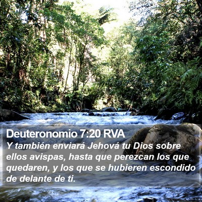 Deuteronomio 7:20 RVA Bible Verse Image
