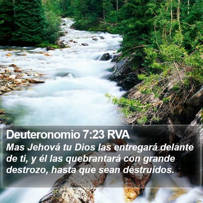 Deuteronomio 7:23 RVA Bible Verse Image