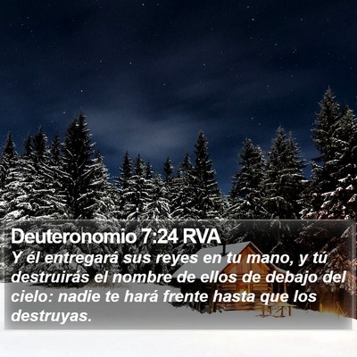 Deuteronomio 7:24 RVA Bible Verse Image