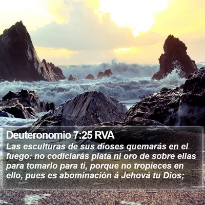 Deuteronomio 7:25 RVA Bible Verse Image