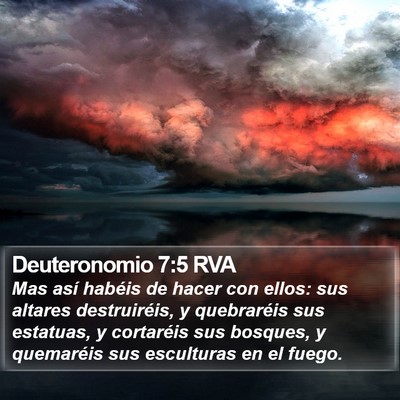 Deuteronomio 7:5 RVA Bible Verse Image