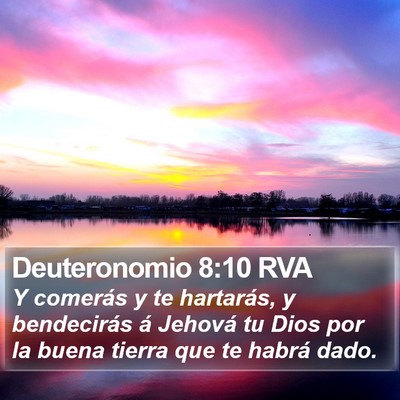 Deuteronomio 8:10 RVA Bible Verse Image