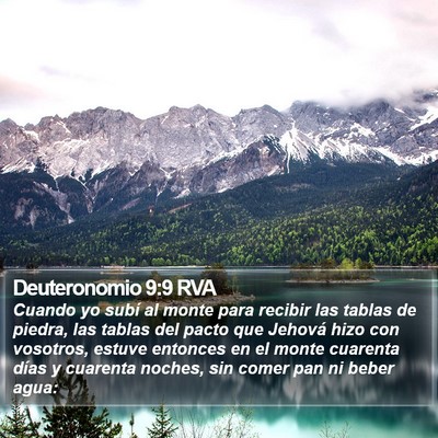 Deuteronomio 9:9 RVA Bible Verse Image