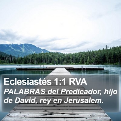 Eclesiastés 1:1 RVA Bible Verse Image